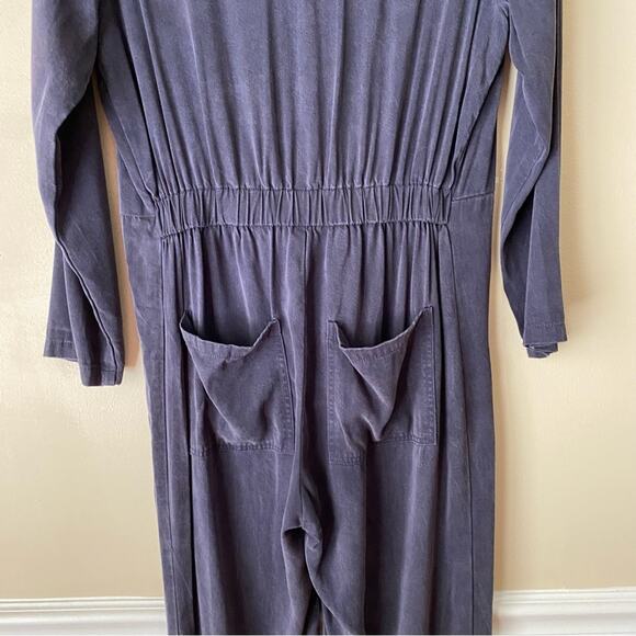 Rachel Pally | Shelby Jumpsuit Coveralls Utility Minimalist Indigo Blue XS - Picture 8 of 10